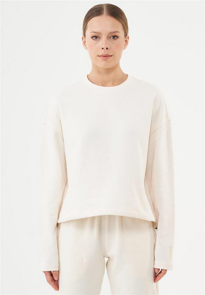 ORGANICATION Sweatshirt Seda-Women's Loose Fit Sweatshirt in Off White von ORGANICATION