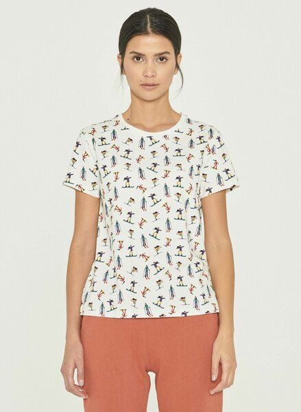 ORGANICATION T-Shirt aus Bio-Baumwolle mit Allover-Print von ORGANICATION