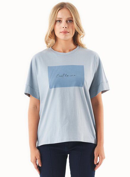 ORGANICATION T-Shirt aus Bio-Baumwolle mit Print von ORGANICATION