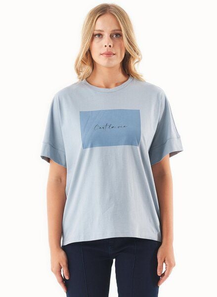 ORGANICATION T-Shirt aus Bio-Baumwolle mit Print von ORGANICATION