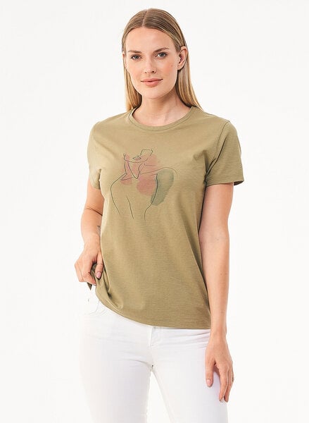 ORGANICATION T-Shirt aus Bio-Baumwolle mit Print von ORGANICATION