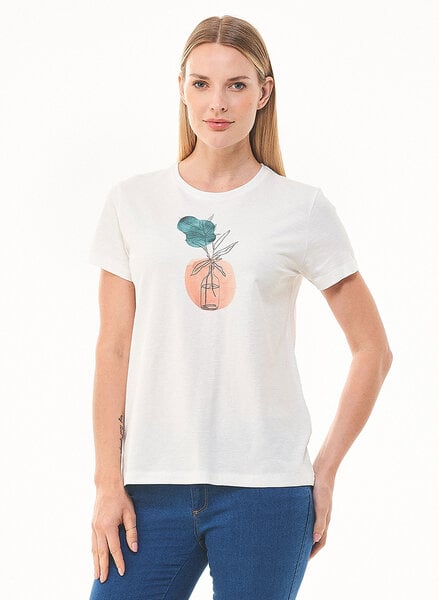 ORGANICATION T-Shirt aus Bio-Baumwolle mit Print von ORGANICATION