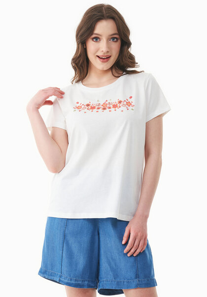 ORGANICATION T-Shirt aus Bio-Baumwolle mit Print von ORGANICATION