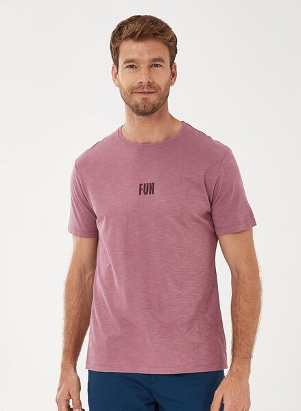 ORGANICATION T-Shirt aus Bio-Baumwolle mit Text-Print von ORGANICATION