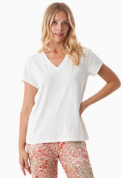 ORGANICATION T-Shirt aus Bio-Baumwolle und Leinen von ORGANICATION