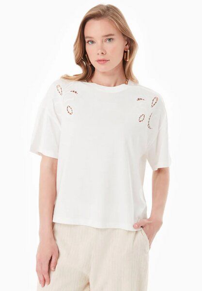ORGANICATION T-Shirt aus TENCEL Modal und Bio-Baumwolle ORGANICATION T-Shirt aus TENCEL Modal und Bio-Baumwolle von ORGANICATION