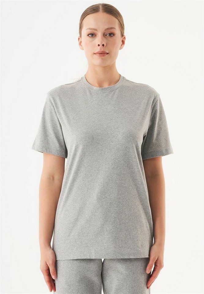 ORGANICATION T-Shirt Tillo-Unisex Basic T-Shirt in Grey Melange ORGANICATION T-Shirt Tillo-Unisex Basic T-Shirt in Grey Melange von ORGANICATION