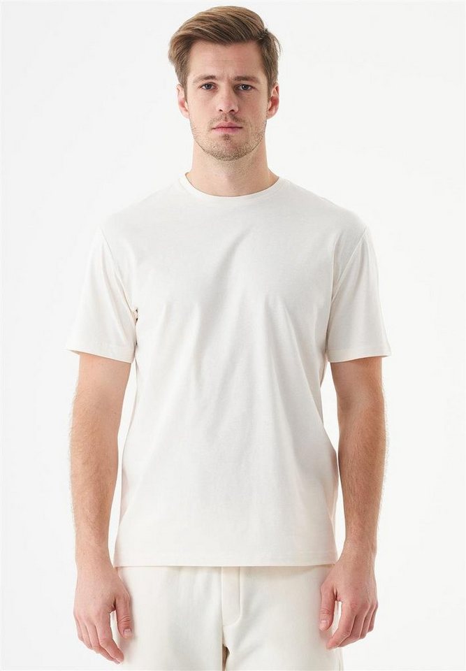 ORGANICATION T-Shirt Tillo-Unisex Basic T-Shirt in Off White von ORGANICATION