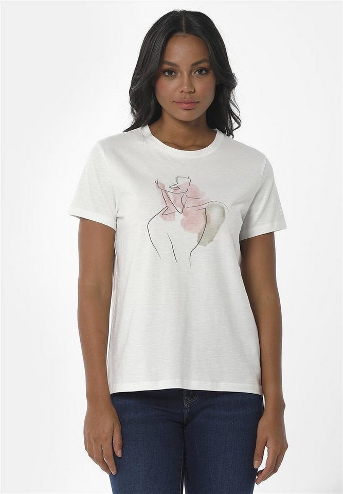 ORGANICATION T-Shirt Women's Printed T-shirt in Off White von ORGANICATION