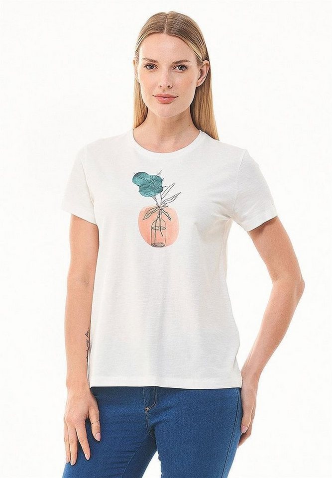 ORGANICATION T-Shirt Women's Printed T-shirt in Off White von ORGANICATION