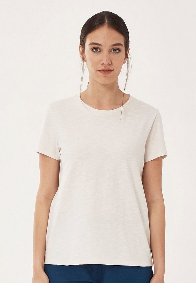 ORGANICATION T-Shirt Basic T-Shirt aus Bio-Baumwolle in Vanilla ORGANICATION T-Shirt Basic T-Shirt aus Bio-Baumwolle in Vanilla von ORGANICATION