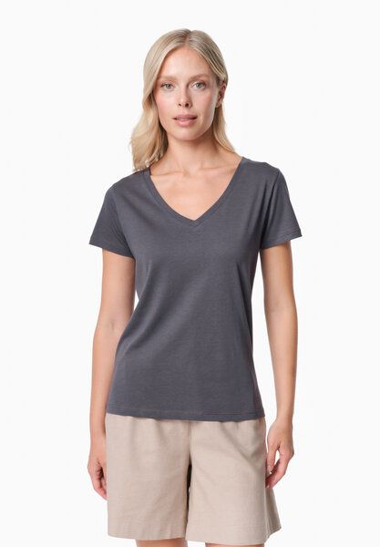 ORGANICATION TAMARRA | T-Shirt aus TENCEL Modal und Bio-Baumwolle mit V-Ausschnitt von ORGANICATION