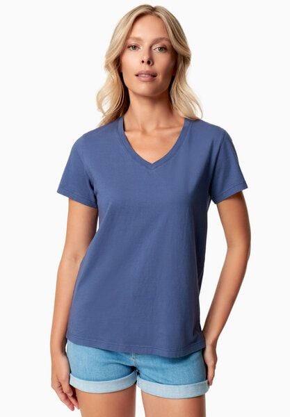 ORGANICATION TESSA | Basic T-Shirt aus Bio-Baumwolle mit V-Ausschnitt von ORGANICATION