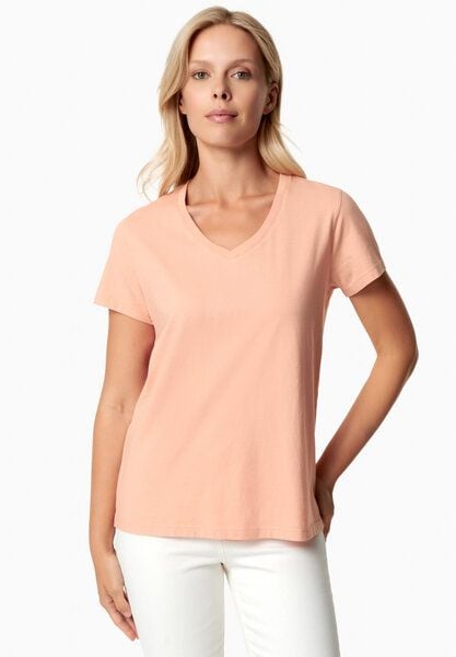 ORGANICATION TESSA | Basic T-Shirt aus Bio-Baumwolle mit V-Ausschnitt von ORGANICATION