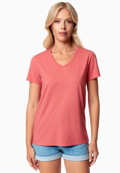 ORGANICATION TESSA | Basic T-Shirt aus Bio-Baumwolle mit V-Ausschnitt von ORGANICATION