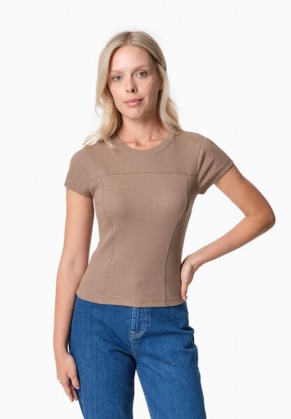 ORGANICATION TILLDA | Rib T-Shirt aus TENCEL Modal und Bio-Baumwolle von ORGANICATION