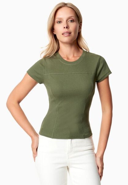 ORGANICATION TILLDA | Rib T-Shirt aus TENCEL Modal und Bio-Baumwolle von ORGANICATION