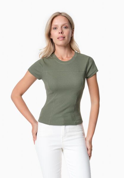 ORGANICATION TILLDA | Rib T-Shirt aus TENCEL Modal und Bio-Baumwolle von ORGANICATION
