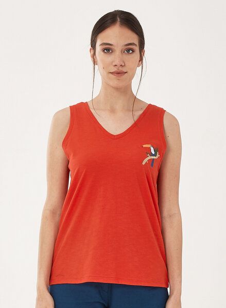 ORGANICATION Tank-Top aus Bio-Baumwolle mit Stickerei von ORGANICATION