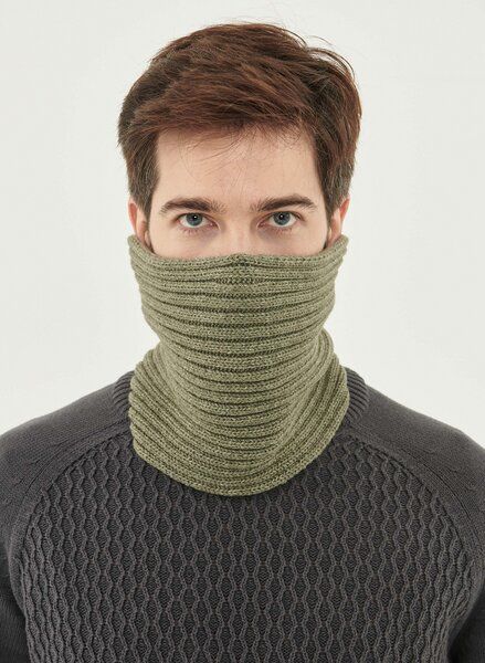 ORGANICATION Unisex Strick Loop Schal aus Bio-Merinowolle und Bio-Baumwolle von ORGANICATION