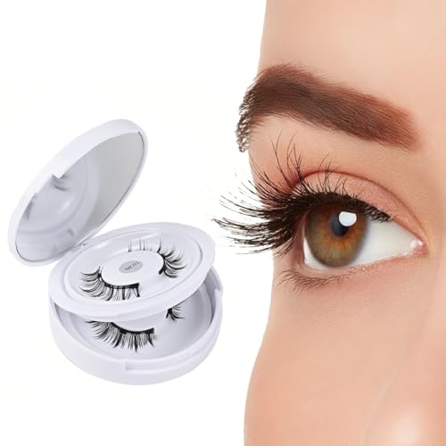 ORGYAML Magnetische Wimpern, Magnet Wimpern Ohne Eyeliner, Kein Kleber erforderlich, Natürlicher Look, Einfach zu tragen und zu entfernen von ORGYAML
