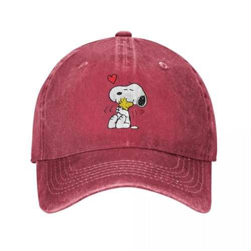ORHFHVW Baseballkappe Erdnüsse Valentinstag Und Woodstock Viel Liebe Unisex Distressed Denim Hüte Kappe Retro Outdoor Sommer Sonne KappeGeburtstagsgeschenk von ORHFHVW