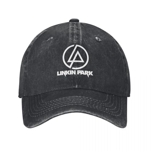 ORHFHVW Baseballkappe Vintage Linkin-Parks Logo Musik Band s für Männer Frauen Distressed Washed Snapback Cap Outdoor Unstructured Soft Hat Geburtstagsgeschenk von ORHFHVW