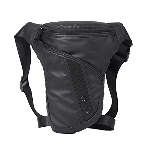 Drop-Leg-Tasche, Strapazierfähige Bein-Hüfttaschen for Herren, Motorrad-REIT-Drop-Bag, lässige Schultertasche, wasserdichtes Nylon, Hüftgürtel, Oberschenkel-Gürteltasche von ORICALCHASM