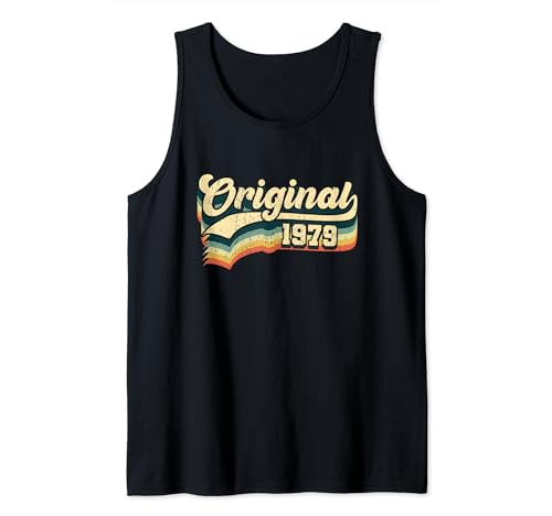 45. Geburtstag Geschenk Original Männer Frauen Jahrgang 1979 Tank Top von ORIGINAL Dein Jahrgang Deine Geschenkidee