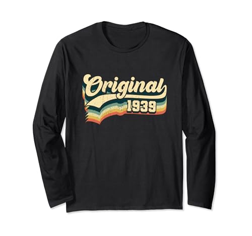 85. Geburtstag Geschenk Original Männer Frauen Jahrgang 1939 Langarmshirt von ORIGINAL Dein Jahrgang Deine Geschenkidee