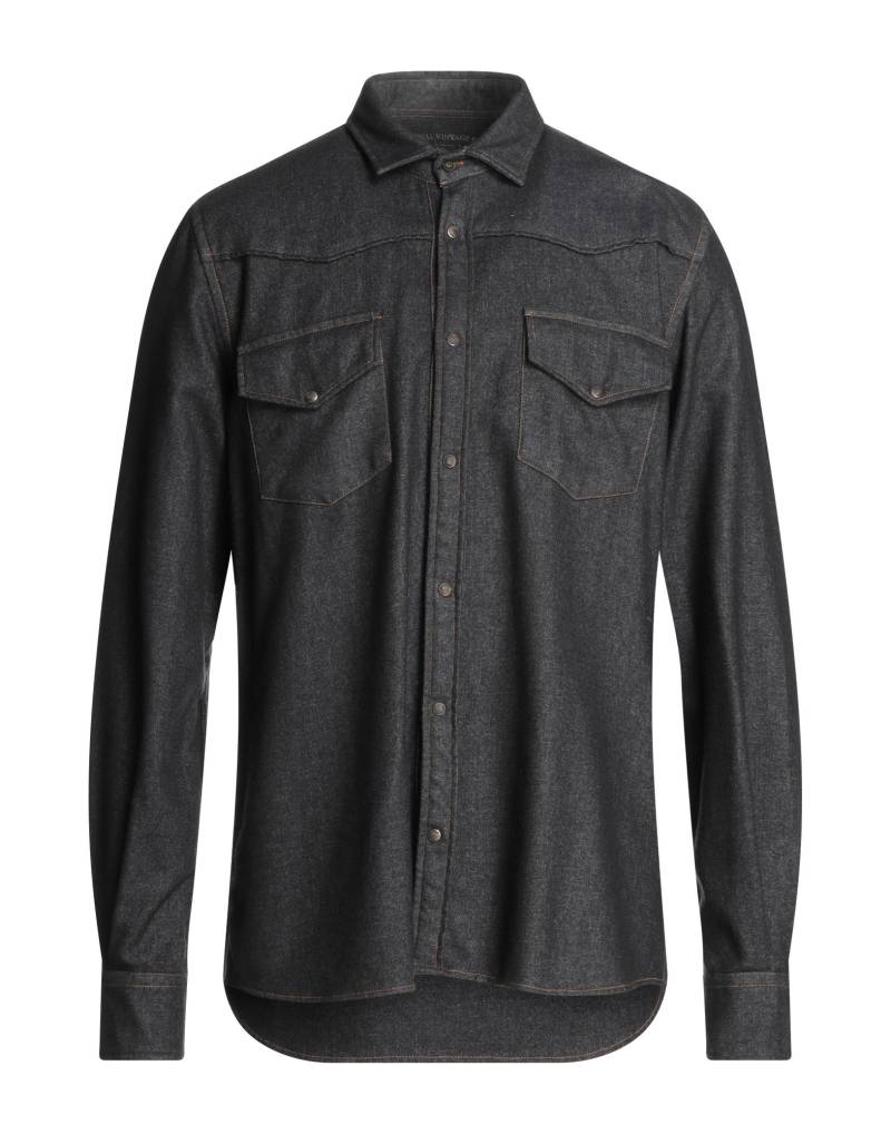 ORIGINAL VINTAGE STYLE Hemd Herren Braungrau von ORIGINAL VINTAGE STYLE