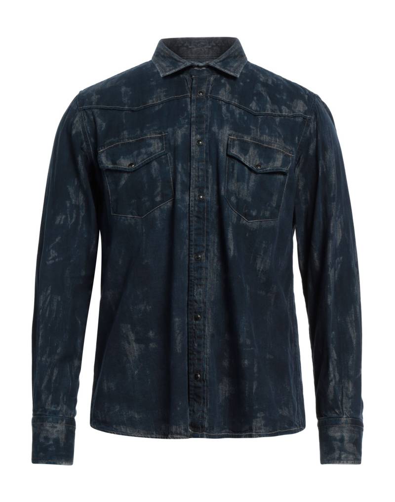 ORIGINAL VINTAGE STYLE Jeanshemd Herren Blau von ORIGINAL VINTAGE STYLE