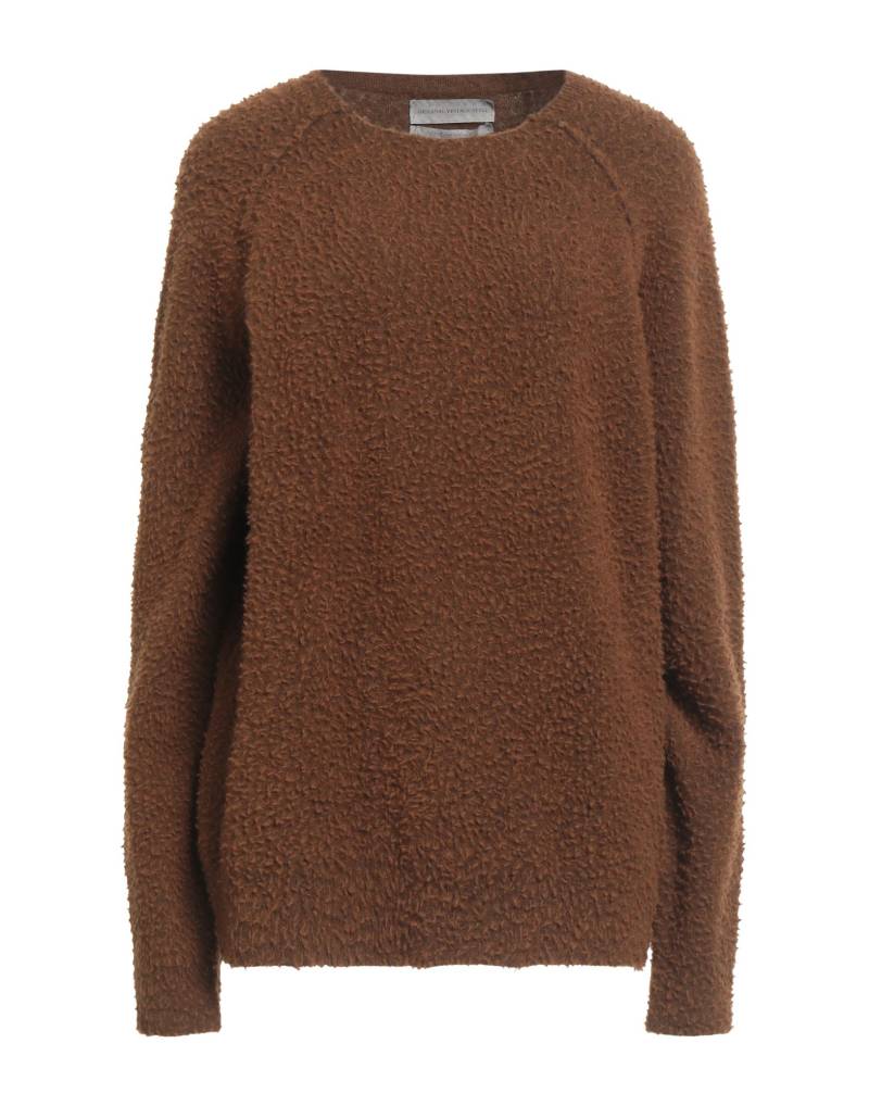 ORIGINAL VINTAGE STYLE Pullover Damen Braun von ORIGINAL VINTAGE STYLE