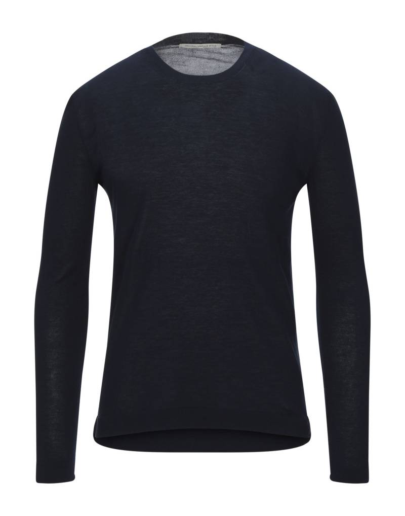 ORIGINAL VINTAGE STYLE Pullover Herren Nachtblau von ORIGINAL VINTAGE STYLE