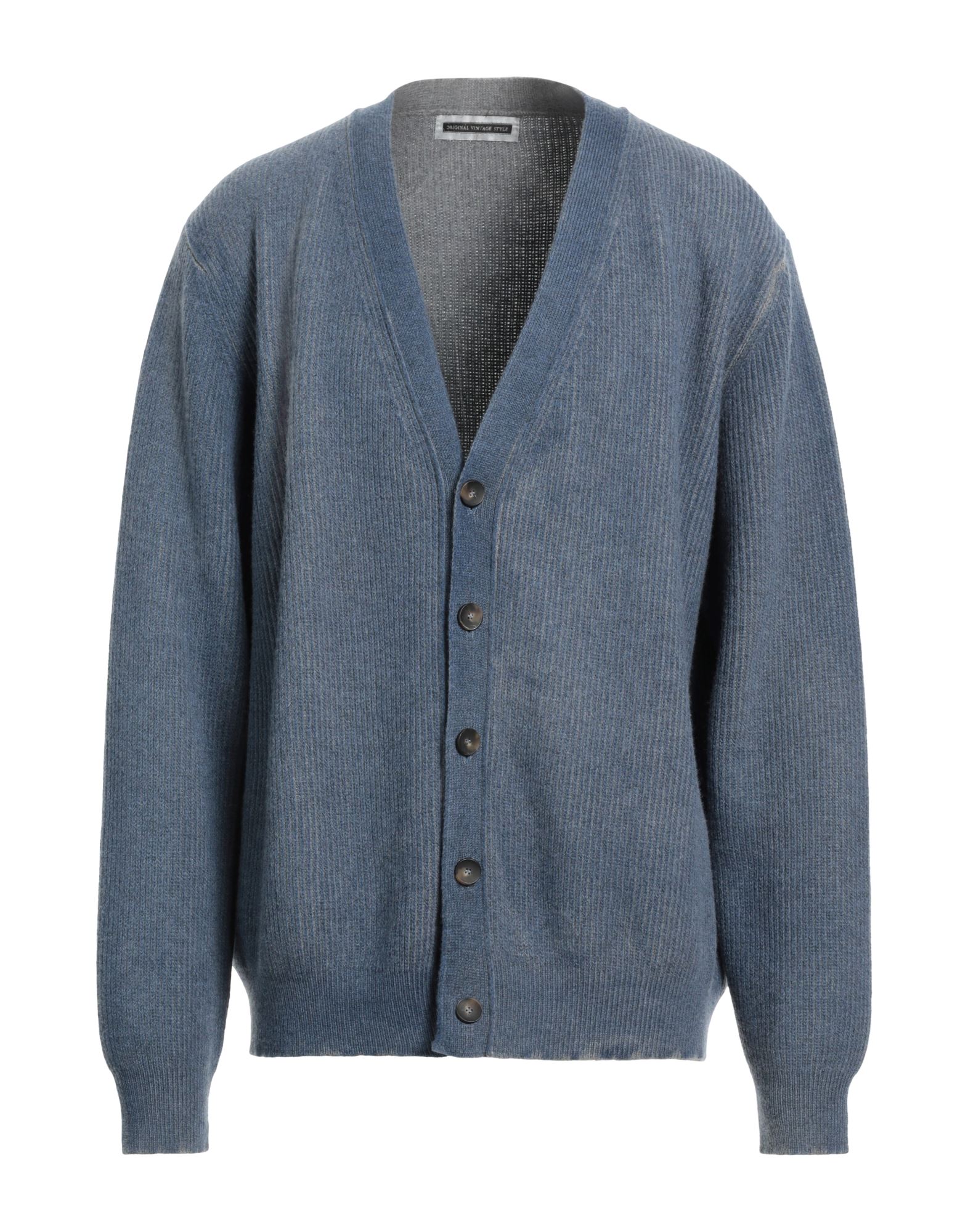 ORIGINAL VINTAGE STYLE Strickjacke Herren Marineblau ORIGINAL VINTAGE STYLE Strickjacke Herren Marineblau von ORIGINAL VINTAGE STYLE