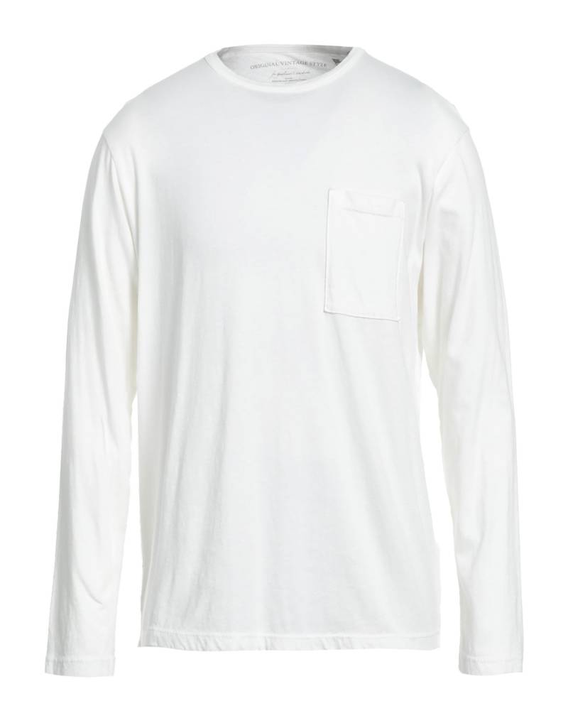ORIGINAL VINTAGE STYLE T-shirts Herren Weiß von ORIGINAL VINTAGE STYLE