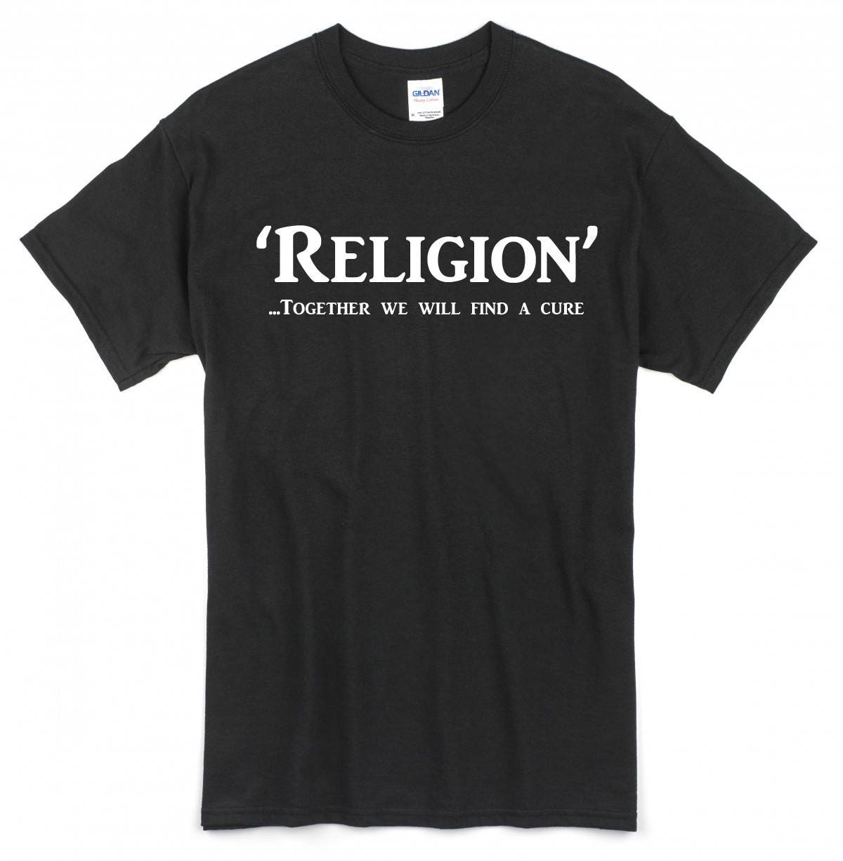 Religion "... Zusammen Finden Wir Eine Heilung"T-Shirt-Für Die Geistige, "Freigeist"In Ihrem Leben Religion "... Zusammen Finden Wir Eine Heilung"T-Shirt-Für Die Geistige, "Freigeist"In Ihrem Leben von ORIGINALteesFORgifts