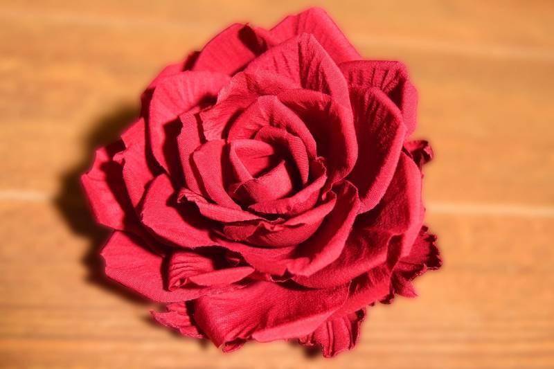 Handgefertigte Rosa Rose, Seide Blumenbrosche, Blumenschmuck Handgefertigte Rosa Rose, Seide Blumenbrosche, Blumenschmuck von ORINArt