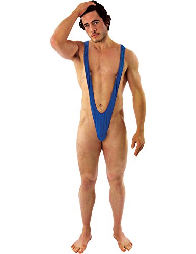 ORION COSTUMES Herren Blau Borat Mankini String Badeanzug Neuheit Junggesellenabschied Kostüme von ORION COSTUMES