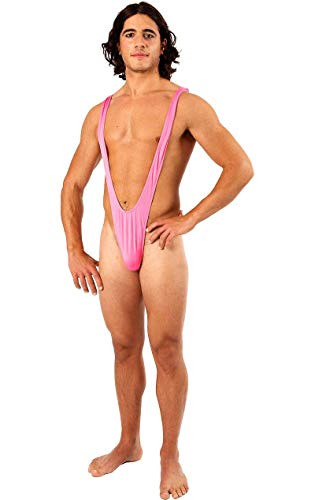 ORION COSTUMES Herren Borat Badehose Mankini (Pink) Karneval Fasching Verkleidung Kostüm von ORION COSTUMES
