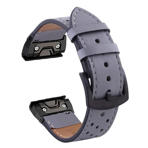ORKDFJ Lederarmband für Garmin Fenix 7 7X 6 6X Pro 5X 5 Plus 3HR 935 945 Schnellverschluss Smartwatch-Armband Nylon 22 mm 26 mm, 22mm Fenix 7, Achat von ORKDFJ