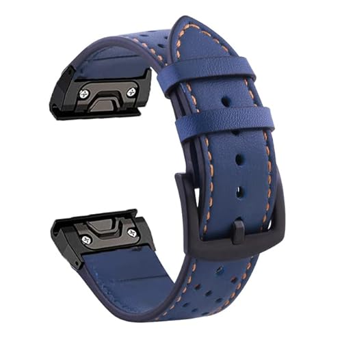 ORKDFJ Lederarmband für Garmin Fenix 7 7X 6 6X Pro 5X 5 Plus 3HR 935 945 Schnellverschluss Smartwatch-Armband Nylon 22 mm 26 mm, 22mm For For Fenix 5 5 Plus, Achat von ORKDFJ