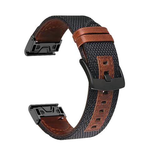 ORKDFJ Lederarmband für Garmin Fenix 7 7X 6 6X Pro 5X 5 Plus 3HR 935 945 Schnellverschluss Smartwatch-Armband Nylon 22 mm 26 mm, For Forerunner 935 945, Achat von ORKDFJ