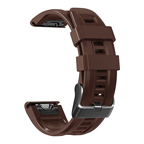 ORKDFJ Silikon-Smartwatch-Armband für Garmin Fenix 7X 7 Fenix 6X 6 Pro Fenix 5X 5 Plus 3HR 22 mm 26 mm, Schnellverschluss-Armband, For Forerunner 935 945, Achat von ORKDFJ