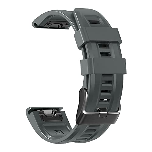 ORKDFJ Silikon-Smartwatch-Armband für Garmin Fenix 7X 7 Fenix 6X 6 Pro Fenix 5X 5 Plus 3HR 22 mm 26 mm, Schnellverschluss-Armband, For Forerunner 935 945, Achat von ORKDFJ