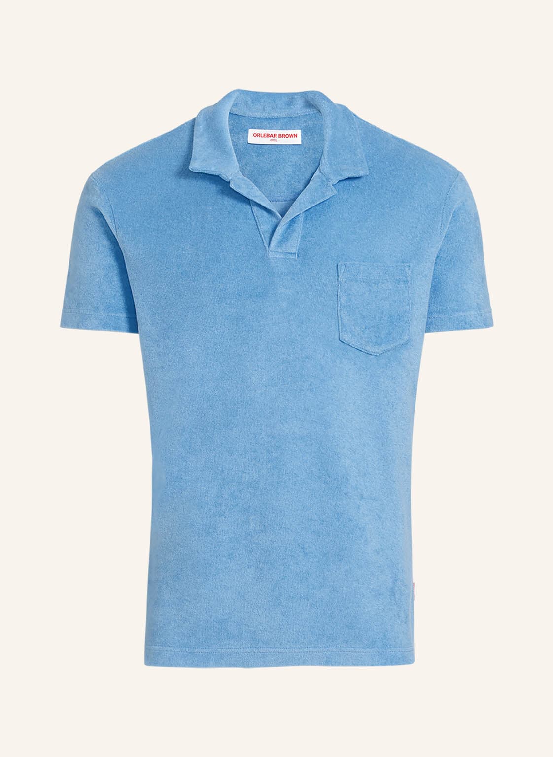 Orlebar Brown Poloshirt Terry blau von ORLEBAR BROWN