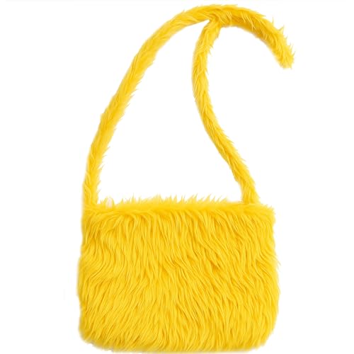 ORLOB Faschingsfactory.com GmbH Damen Umhängetasche, Gelb - Gelb, 18cm x18cm von Orlob