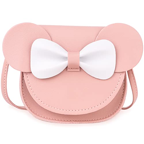 ORPAPA Handtasche Kinder Mädchen Umhängetasche, Süßes Katzenohr Crossbody Umhängetasche Messenger Kinder Geldbörse Taschen mit verstellbarer Strape für Kinder Kleinkind Mädchen von ORPAPA