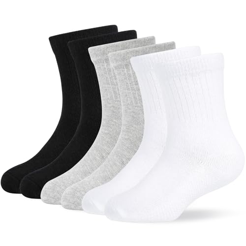 ORPAPA Socken Kinder Tennissocken Sportsocken Kinder Baumwolle Kindersocken für Jungen Mädchen 3 Paar Farbig von ORPAPA