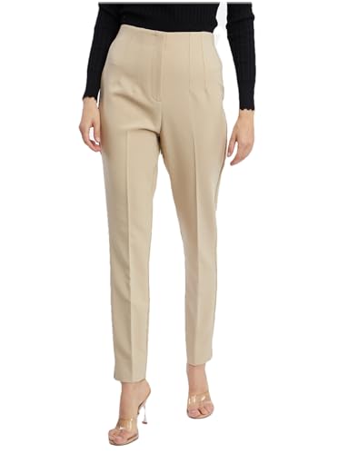 ORSAY Beige Damenhosen Slim Fit Hosen für Damen | Stilvolle Damenhosen | Bequemer Modetrends | Vielseitige Kollektion | Business Casual | Moderne Schnitte 42 von ORSAY